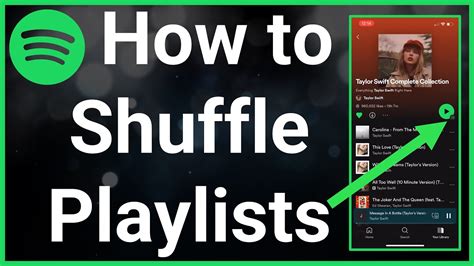 Shuffle playlist on Spotify